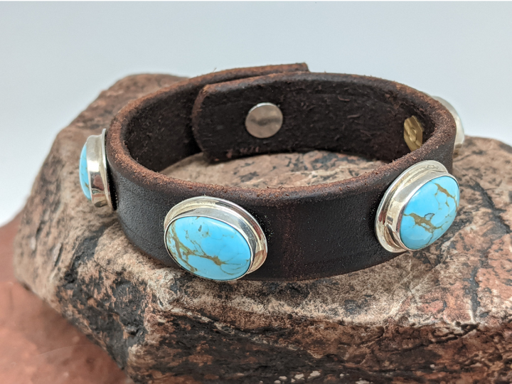 Wholesale Kingman Turquoise Rock Candy Bracelet