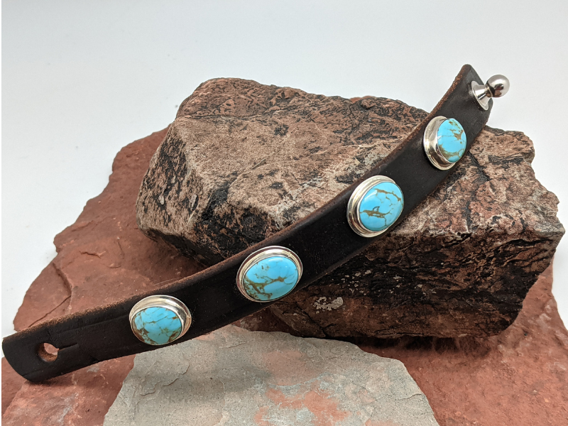 Kingman Turquoise Rock Candy Bracelet