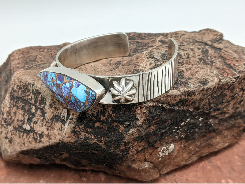Wholesale Purple Mohave Turquoise Sterling Silver Cuff