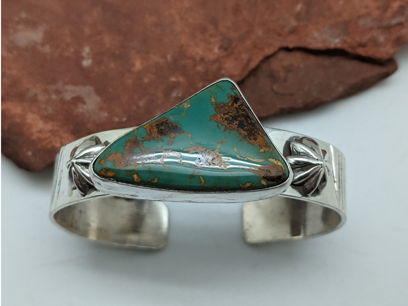 Wholesale Royston Turquoise Sterling Silver Cuff