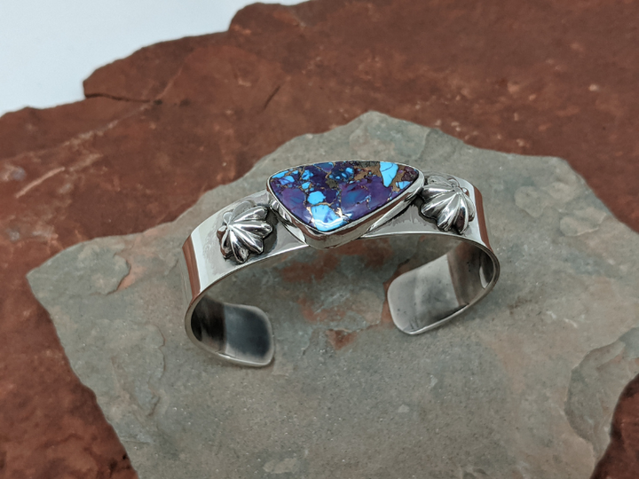 Purple Mohave Turquoise Sterling Silver Cuff