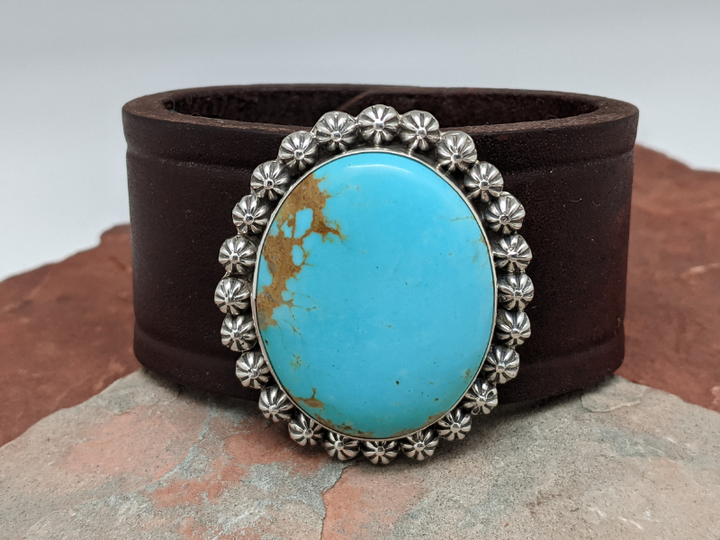 Wholesale Kingman Turquoise Berry Cluster Bracelet