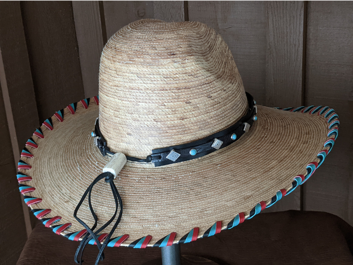 Wholesale Southwest Diamond Leather Hatband
