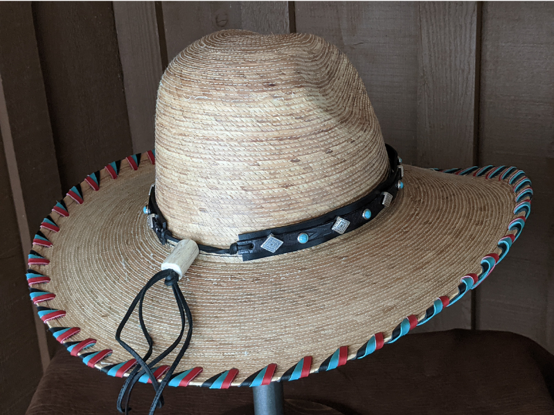 HATBANDS, COW BOY HAT DECOR, WESTERN, COW GIRL, HANDMADE, BEADED, UNIQUE,  GUATEMALA