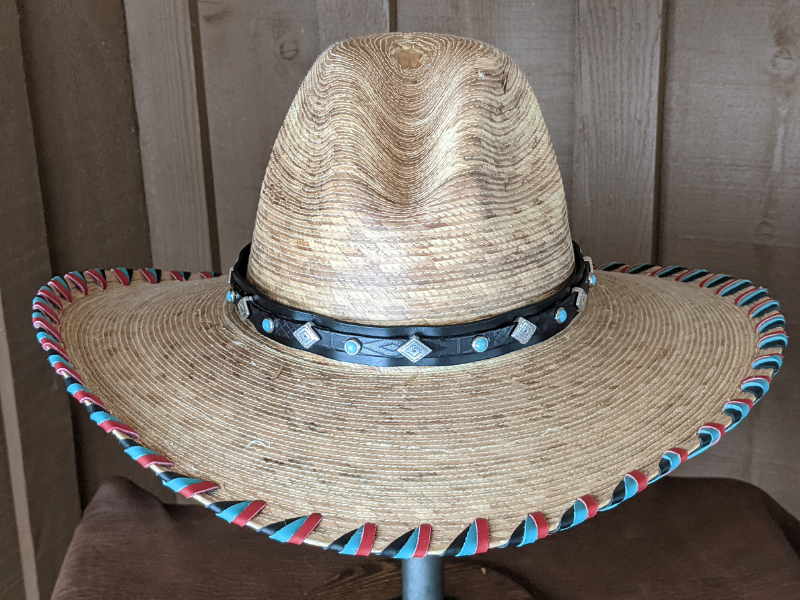 Wholesale Southwest Diamond Leather Hatband