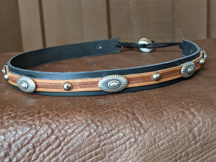 Wholesale Southwest Sunburst Leather Hatband