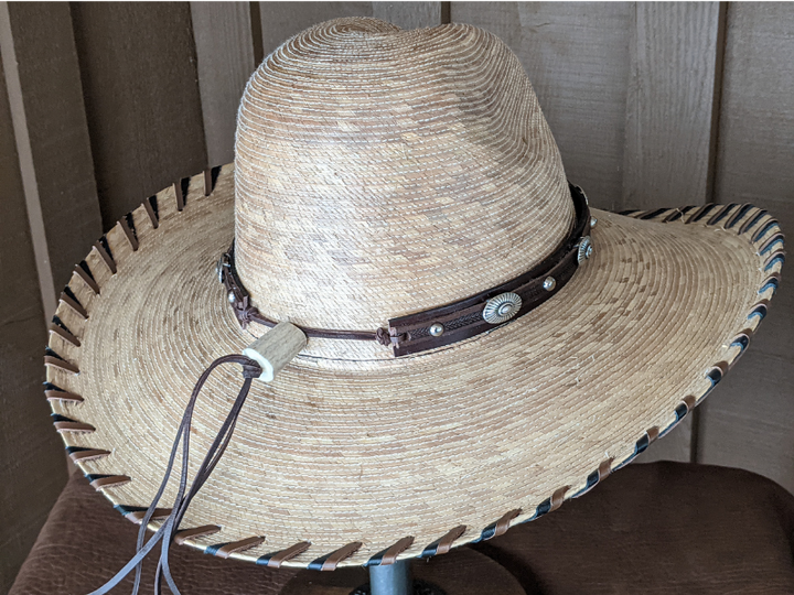 Southwest Sunburst Leather Hatband