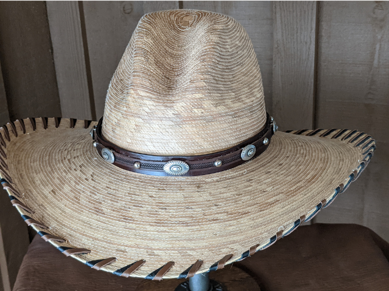 Southwest Sunburst Leather Hatband