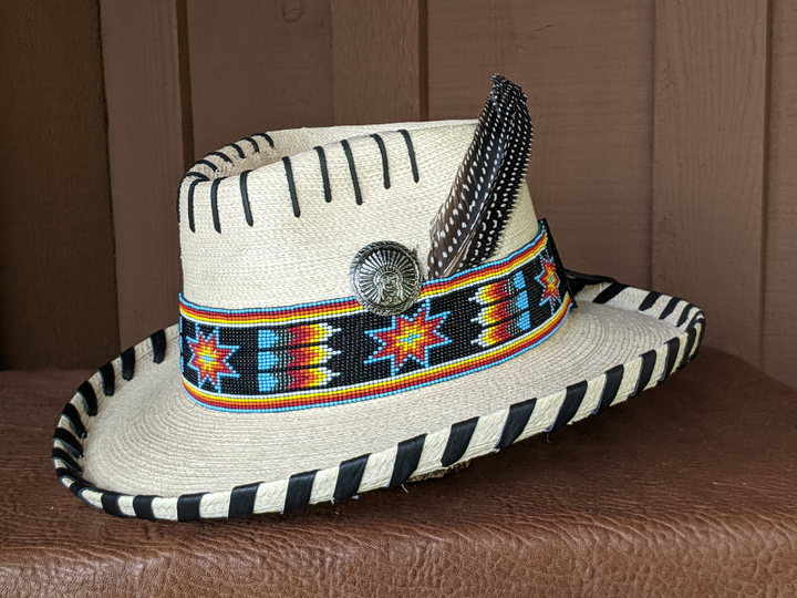 Wholesale Santa Fe Chief Fedora Palm Hat