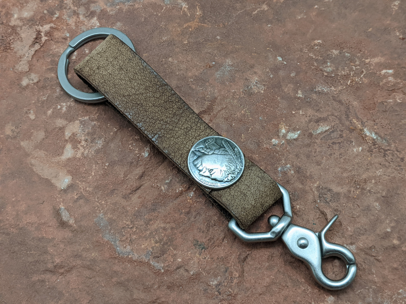 Indian Head Nickel Keychain
