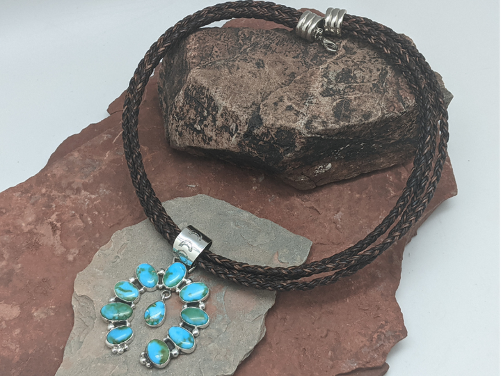 Sonoran Gold Turquoise Naja Pendant