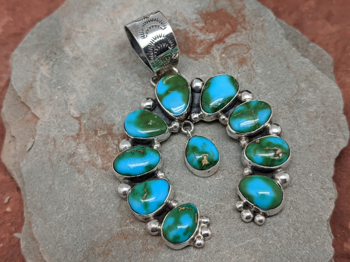 Wholesale Sonoran Gold Turquoise Naja Pendant