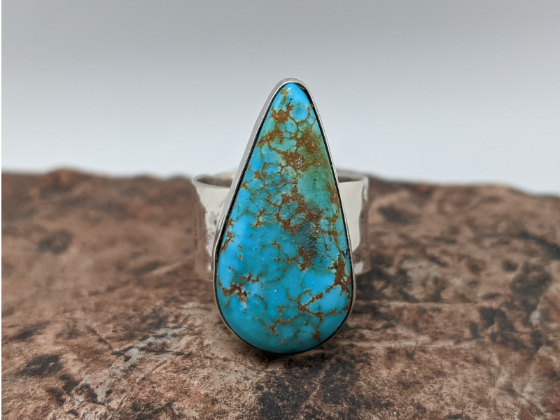 Wholesale Sierra Bella Turquoise  Cigar Band Ring