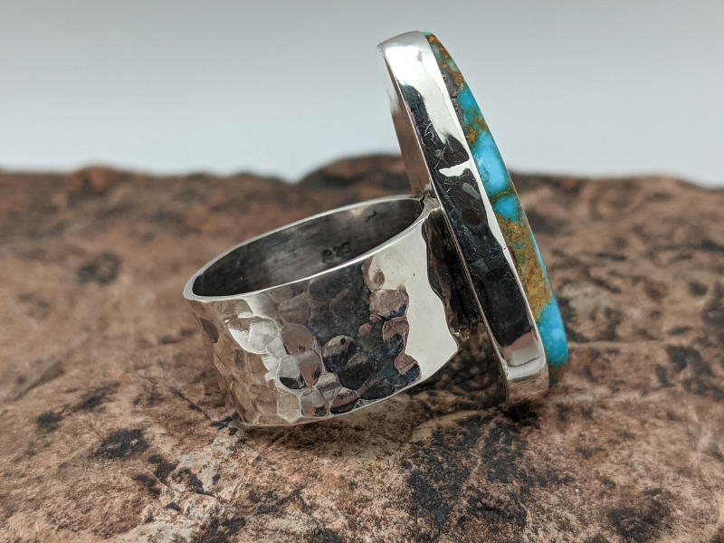 Wholesale Sierra Bella Turquoise  Cigar Band Ring