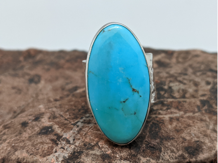 Wholesale Kingman Turquoise  Cigar Band Ring