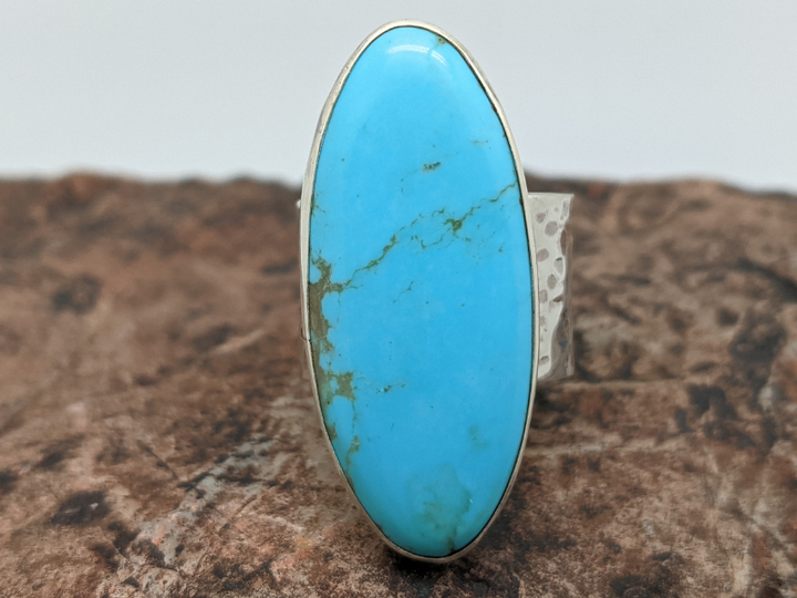 Wholesale Kingman Turquoise  Cigar Band Ring