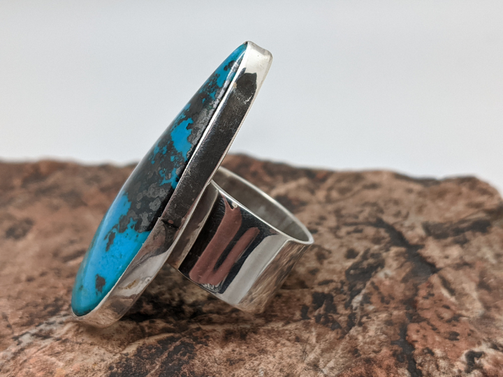Wholesale Chrysocolla Cigar Band Ring