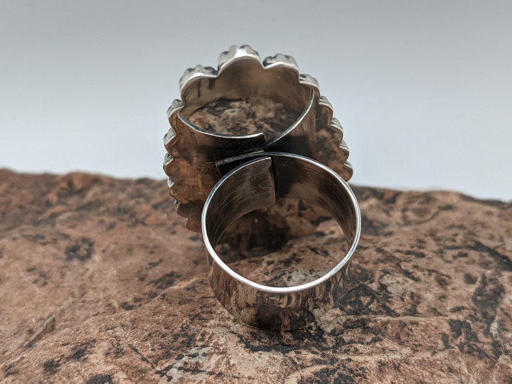 Wholesale Kingman Turquoise Berry Cluster Ring
