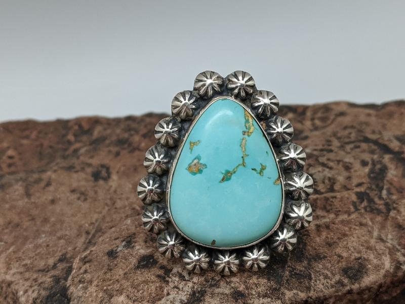 Wholesale Verde Valley Turquoise Berry Cluster Ring  - Adjustable