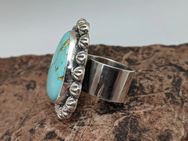 Verde Valley Turquoise Berry Cluster Ring  - Adjustable