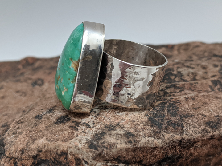 Wholesale South Hills Turquoise Cigar Band Ring