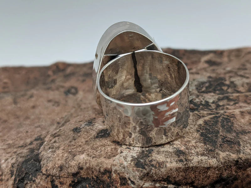 South Hills Turquoise Cigar Band Ring